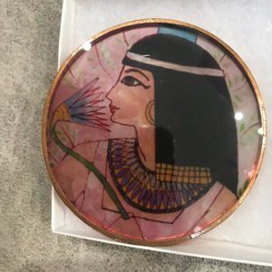 Personal Empowerment Quartz and Copper Disc - Isis Blue Lotus